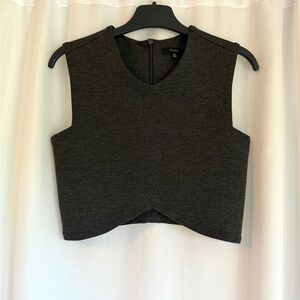 Aritzia Talula Manzanita Crop Top Sleeveless Gray - Size XXS